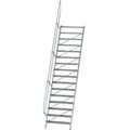 Produktbild: MUNK Aluminium-Treppe Stufen 60° 16 Stufen