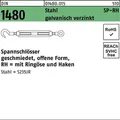 Produktbild: Din 148 Spannschlösser Stahl Sp Rh M 10 Galvanisch V