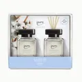 Produktbild: ipuro Essentials Raumduft cotton fields 2x50ml – hochwertiger Lufterfrischer - Raumduft-Set für ein angenehmes Raumklima – umweltfreundliches Design