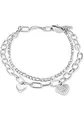 Produktbild: Guido Maria Kretschmer Damen-Armband Edelstahl 20 Zirkonia One Size, Silber 32016212