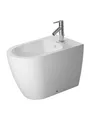 Produktbild: Duravit Stand-Bidet BACK-TO-WALL ME by Starck mit Überlauf, mit Hahnlochbank, 370 x 600 mm, 1 Hahnloch weiß