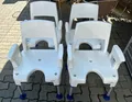 Produktbild: 4 Stück Aquatec Pico Duschstuhl mit Armlehnen und Rückenlehne