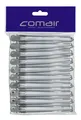 Produktbild: Comair Chrom-Clips Silber 12,5 cm 10 Stück