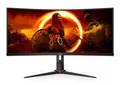 Produktbild: AOC G2 CU34G2XP Computerbildschirm 86,4 cm (34') 3440 x 1440 Pixel UltraWide Quad HD LED Schwarz, Rot (CU34G2XP/BK)
