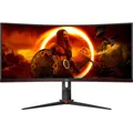 Produktbild: AOC CU34G2XP/BK Gaming-Monitor schwarz/rot Curved 34 Zoll WQHD 180Hz VA-Panel