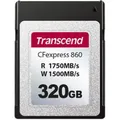 Produktbild: Transcend CFexpress Card 320GB SLC (320 GB, CFexpress Typ B) (TS320GCFE860)