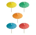 Produktbild: Papstar Deko Picker Eisschirmchen farbig Uni 10cm 144 Stück 1er Pack