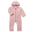 Produktbild: Engel | Wolle Fleece Anzug Schneeanzug | Mit Reißverschluss | Newborn Baby | 100% Wolle kbT (rosenholz melange, 50-56)