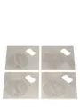 Produktbild: FC Bayern München Frühstücksbrett FC Bayern München Metalluntersetzer 4er-Set (Flaschenöffner) Silber, Metall