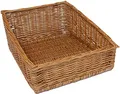 Produktbild: großer Brotkorb aus Weide in 3 Größen, Regalkorb, Buffetkorb, Auslagekorb, Lagerkorb, Weidenkorb, Aufbewahrungskorb (40x50 cm)
