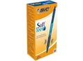 Produktbild: BIC Soft Feel Kugelschreiber Blau Mittel 0.4 mm Nachfüllbar 12 Stück