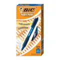 Produktbild: BIC 8373982-8373982 Kugelschreiber Blau Clip-on Retractable Ballpoint Pen 12 Stück(e) SoftFeel Clic Retractable Ballpoint Pen Blue PK12, Soft Feel