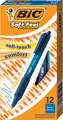 Produktbild: BIC Soft Feel Clic Grip Kugelschreiber Blau Retractable 12St Set