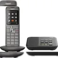 Produktbild: Gigaset CL660A + Box 200 DECT/GAP Schnurloses Telefon analog Anrufbeantworter Anth S30852-H2824-B111