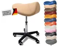 Produktbild: Duke-Handel Drehhocker Sattelhocker, Arbeitshocker, Rollhocker, Hocker, Sattelstuhl (1 St., in vielen Farben erhältlich), höhenverstellbar, ergonomisch, Rückenschonend