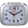 Produktbild: Technoline Modell XL silber - Quarzwecker, beleuchtet, mechanische Glocke oder Alarmton als Weckton TL-Modell XL silber