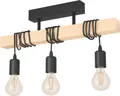 Produktbild: TOWNSHEND Wand-/Deckenleuchte Lampe Beleuchtung - L55 x B10,5 x H26,5 cm - schwarz, braun - IP20