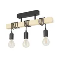 Produktbild: Deckenlampe Townshend, 3 flammige Vintage Deckenleuchte im Industrial Design,...