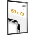Produktbild: Klapprahmen B2 wetterfest, schwarz schwarz, Aluminium