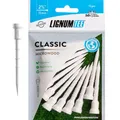 Produktbild: Longridge Golf Tees Weiß 72mm - 12 Stück - Microwood mit Distance-Ring-System