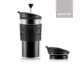 Produktbild: Bodum Besteck-Set Bodum Travel Press schwarz + free extra lid 350ml