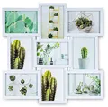Produktbild: levandeo Bilderrahmen 51,5x51,5cm Weiß 9 Fotos 13x18 Fotorahmen Collage Galerie Deko Wohndeko Einrichtung