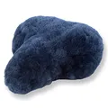 Produktbild: Reissner Lammfelle Fahrradsattel Bezug Fahrradsattelüberzug aus Merino Lammfell FSB-A-3 dunkelblau Marine 28x15cm
