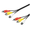Produktbild: AMPIRE AV-Kabel 300cm, 3-Kanal, Economy Serie