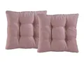 Produktbild: XDREAM Interior 2er Set Stuhlkissen Altrosa | Bequemes Sitzkissen für Küchen, Esszimmer und Gartenstühle | Öko-Tex Zertifiziert | produziert nach deutschem Qualitätsstandard | 38 x 38 x 6 cm