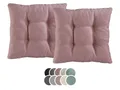 Produktbild: XDREAM Stuhlkissen Sitzkissen Set (2er & 4er) für Stühle und Bänke, robuste Polsterauflage für indoor und outdoor, 38x38x6 cm