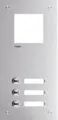 Produktbild: Hager Frontplatte intercom mono, 3 Tasten + Namensschild, 315x150x32mm, Edelstahl (RTQ103X)