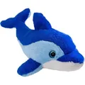 Produktbild: Carl Dick Delfin blau mit Glitzer-Augen, Plüschtier, Kuscheltier ca. 44cm 3580