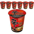 Produktbild: Nongshim Fertiggericht Shin Cup Noodle Soup, scharfe, koreanische Nudelsuppe, je 68g, 6 Stück
