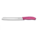 Produktbild: Victorinox Swiss Classic Brotmesser 21 cm pink Wellenschliff ergonomischer NEU