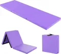 Produktbild: COSTWAY 180 x 60 x 5 cm Weichbodenmatte klappbar, Gymnastikmatte tragbar, Yogamatte wasserabweisend, Turnmatte rutschfest, Klappmatte, Fitnessmatte
