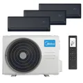 Produktbild: Midea Paket Multi Split Klimagerät 7,9 kW 3x Inneneinheit Solstice 2,6 kW schwar