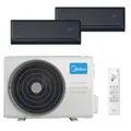 Produktbild: Midea Paket Multi Split Klimaanlage 7,9 kW 2x Inneneinheit Solstice 3,5 kW black