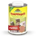 Produktbild: Neudorff TeakPflegeÖl – Pflegt, verschönert und schützt Hartholz-Gartenmöbel, Zäune und weitere Hölzer im Außen- und Innenbereich, farblos, 500 ml