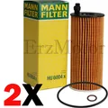 Produktbild: MANN-FILTER ÖLFILTER FILTEREINSATZ HU 6004 x FÜR BMW DICHTUNG - 2 STÜCK