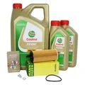 Produktbild: Mann Ölfilter + 7L Castrol LL 5W30 für BMW 114 116 118d 218-225d 316-330d 420/35