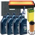 Produktbild: INSPEKTIONSPAKET+7L ORIGINAL 0W30 ÖL passend für BMW 3er F30 31 F80 4er F32 F82