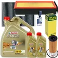 Produktbild: INSPEKTIONSPAKET+7L CASTROL 5W30 ÖL passend für BMW 3er F30 F31 80 4er F32 F83