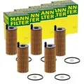 Produktbild: 5x MANN-FILTER HU 6004 x ÖLFILTER MIT DICHTUNG FILTEREINSATZ 5-STÜCK!