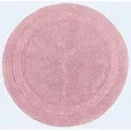 Produktbild: Runde Battematte rosa 80 cm aus 100% Baumwolle - Homescapes