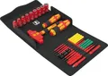 Produktbild: Wera Werkzeugset Kraftform Kompakt VDE 24 Allrounder 05006632001 | 25-teilig | Elektriker-Set | Tasche | isoliert
