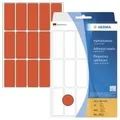 Produktbild: HERMA - Permanentklebeetiketten - Rot - 20 x 50 mm 480 Etikett(en) (32 Bogen x 15) (2412)