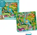 Produktbild: Ravensburger 4873 play+ Magnetisches Holz-Labyrinth: Dschungel, Holz-Spielzeug