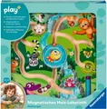 Produktbild: Ravensburger Kleinkindwelt Play+ Magnetisches Holz-Labyrinth: Dschungel 04873
