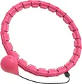 Produktbild: Smart Hula-Hoop-Reifen einstellbar zum Trainieren, Fitness Bauchtrainer Gymnastikreifen - SPINSLIM Rosa