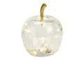 Produktbild: GLAS-APFEL transparent LED-Lichterkette mit Timer Dekoration Apfel Licht Glas